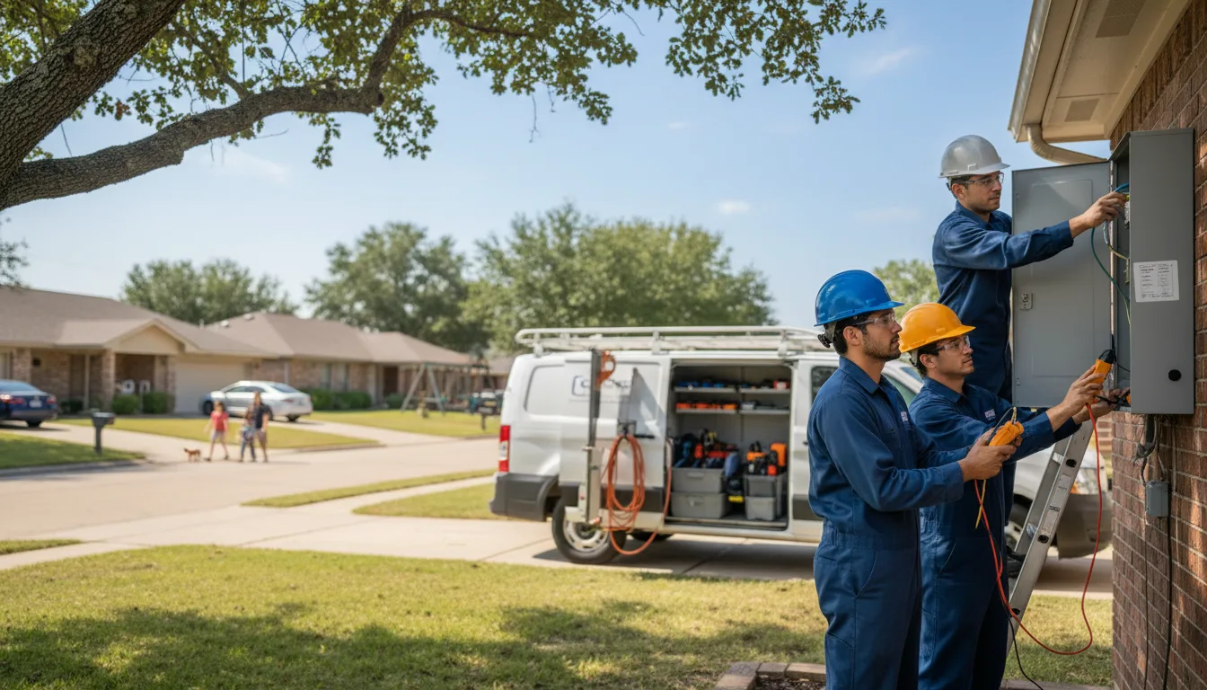 Certified electrician providing emergency electrical services in Freeman, MO